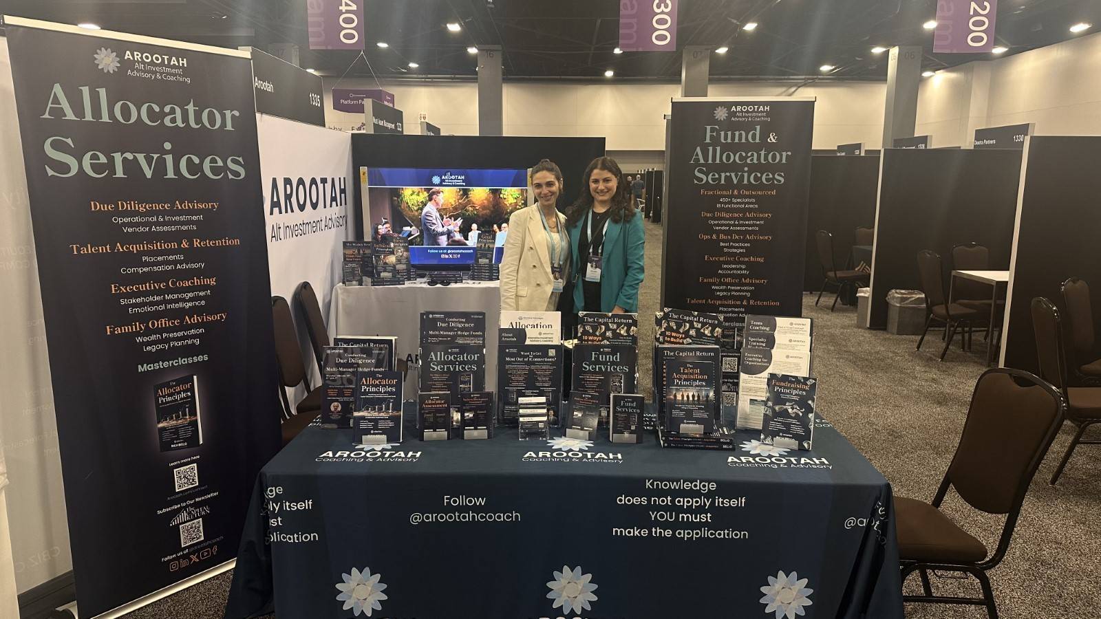 Arootah booth at iConnections Miami