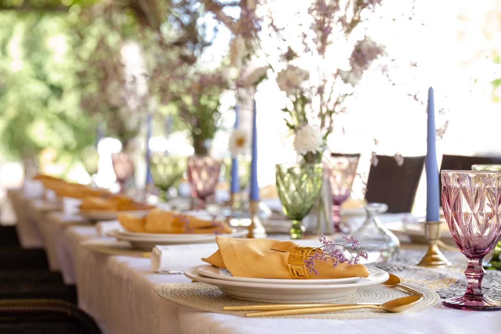 Spring table setting